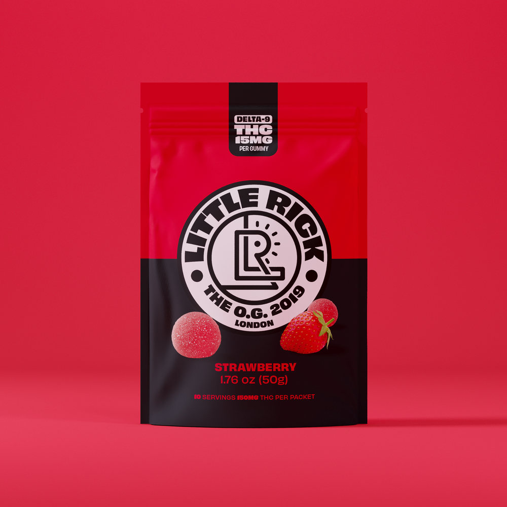 Strawberry - Rapid Onset 15mg Delta-9 THC Gummies