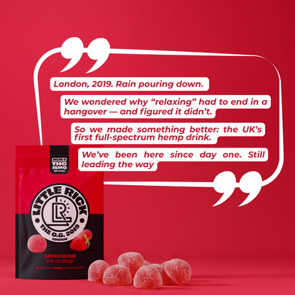 Strawberry - Rapid Onset 15mg Delta-9 THC Gummies