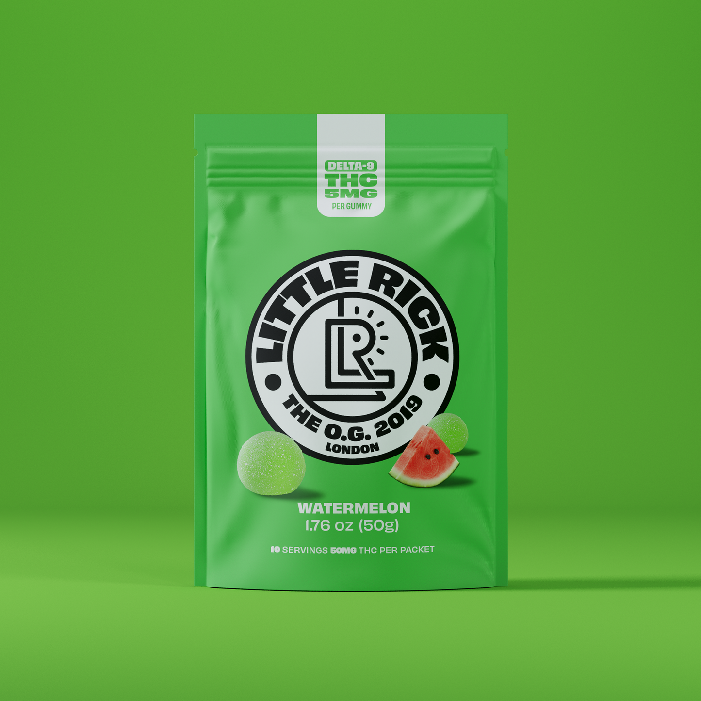 Watermelon - Rapid Onset 5mg Delta-9 THC Gummies