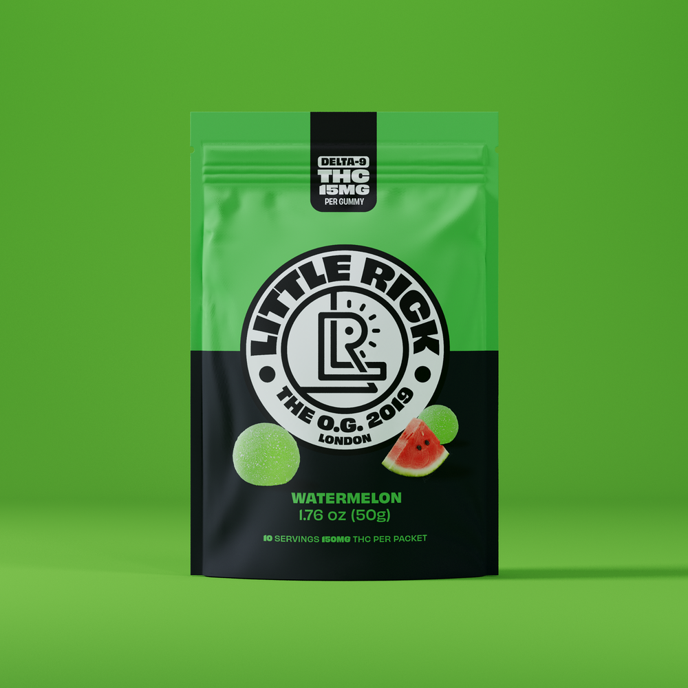 Watermelon - Rapid Onset 15mg Delta-9 THC Gummies