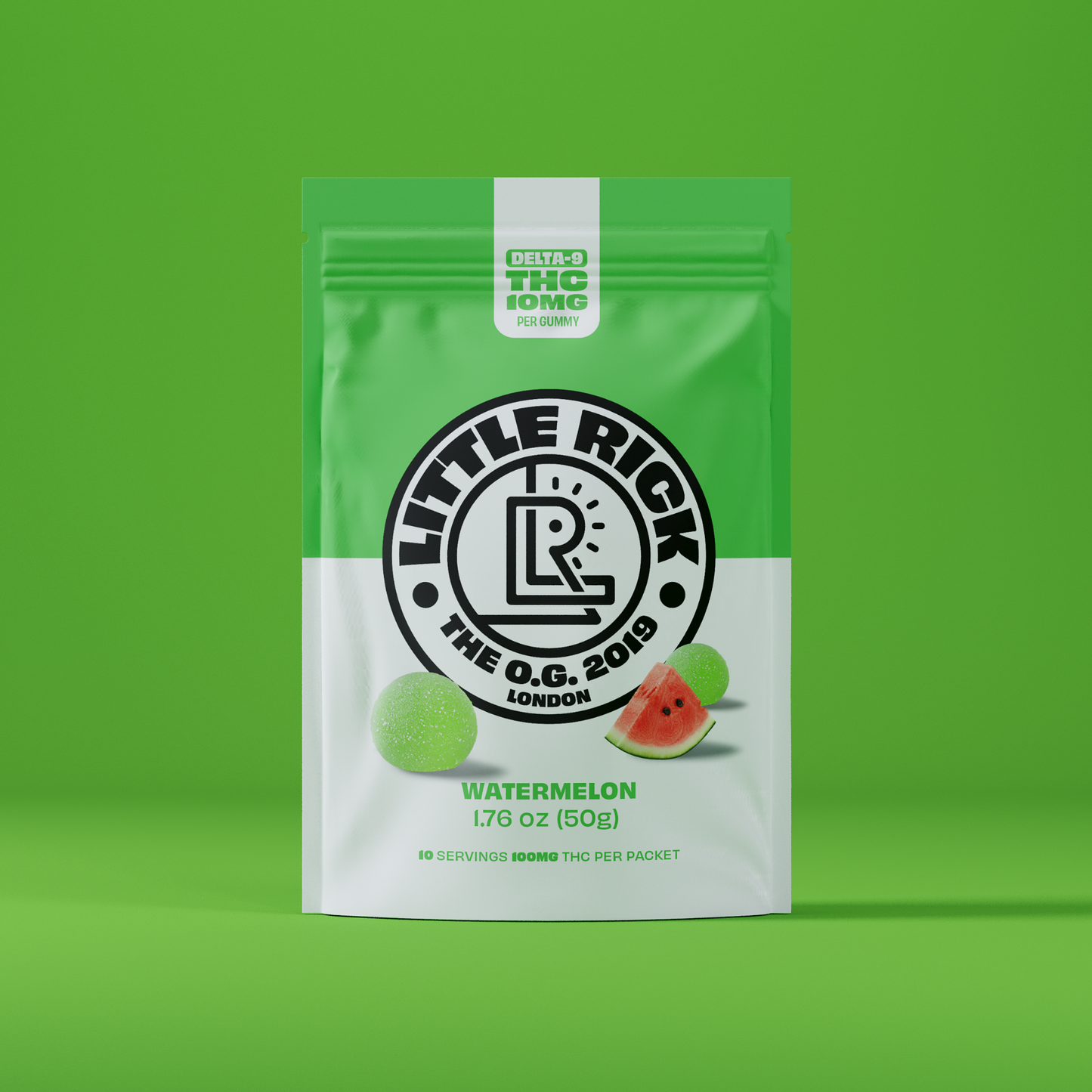 Watermelon - Rapid Onset 10mg Delta-9 THC Gummies