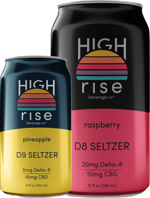 Reviewing the HighRiseBeverage THC seltzer.