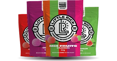 THC gummies collection.