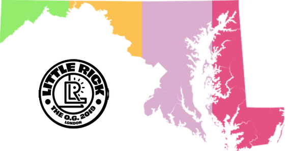 Maryland map