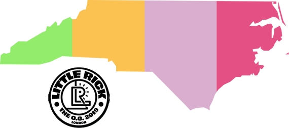 North Carolina map